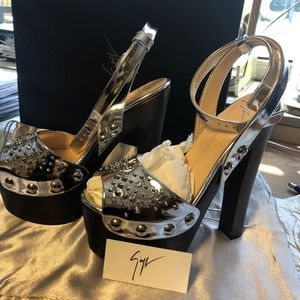 Giuseppe Zanotti Design Platform Shoes Size 7.5